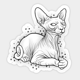 Sphynx Cat Sticker